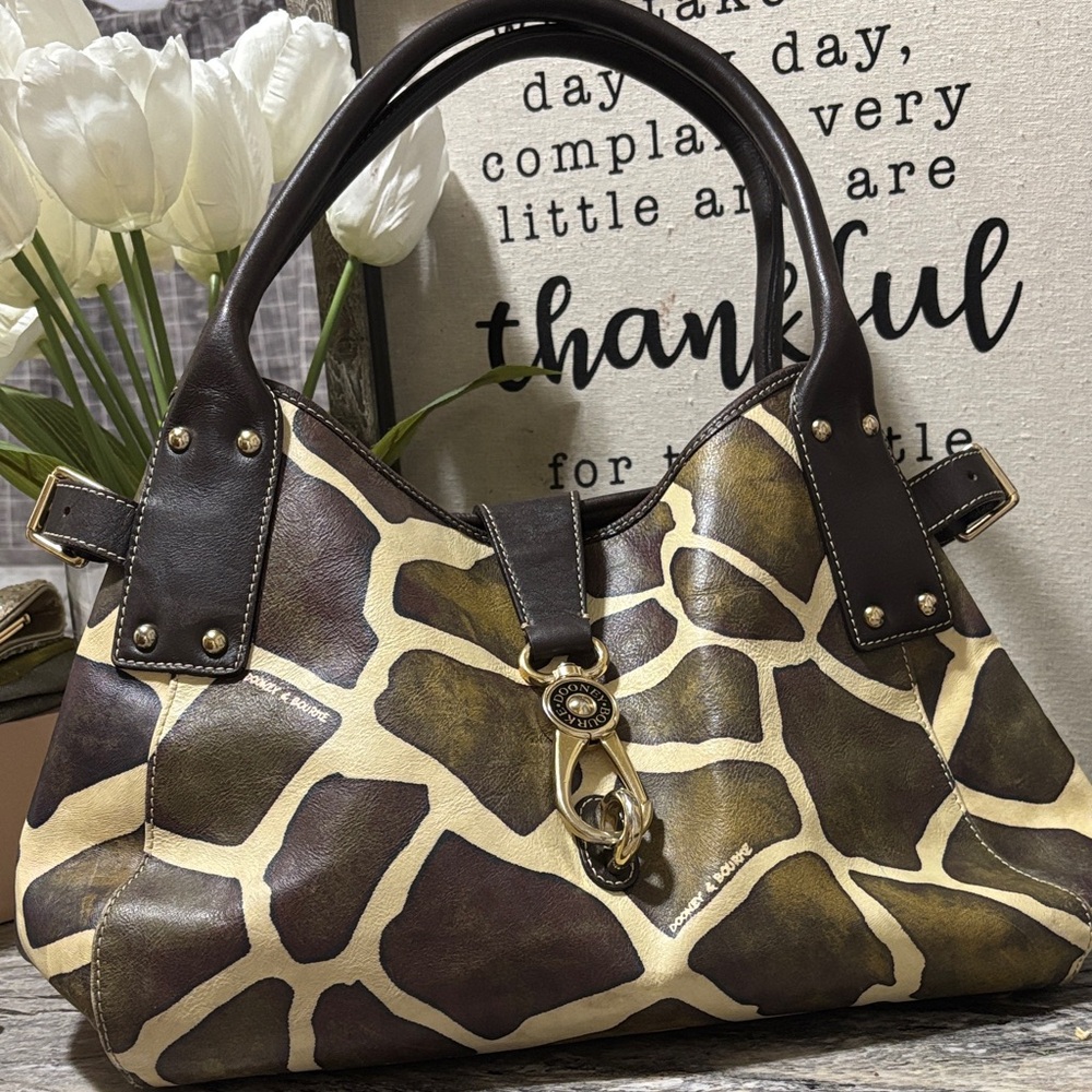 Dooney & Bourke Giraffe Print Shoulder Bag